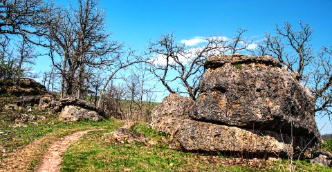 Dolomite Rock Outcrop